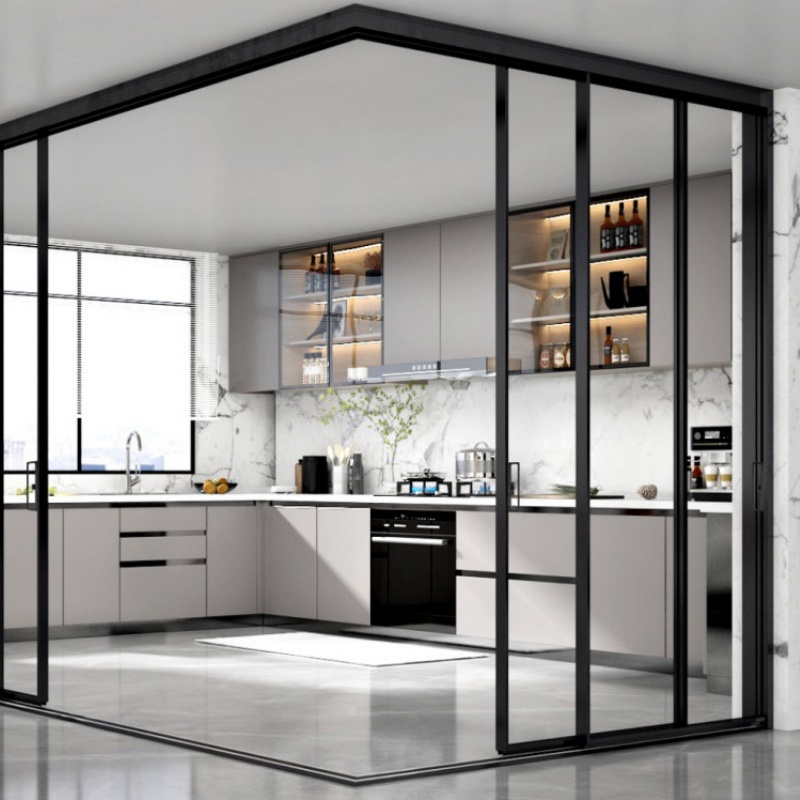 Nfrc Customize Interior Patio Double Glazed Aluminium Sliding Glass Door