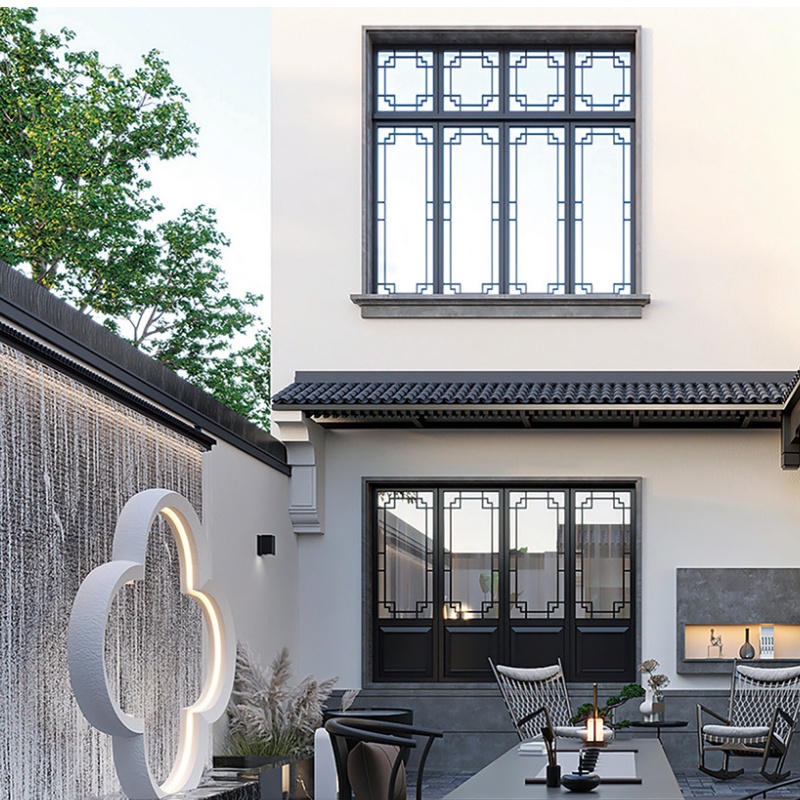 Wholesale Luxury Manufacturing Aluminum Exterior Double Glass Entry Door Sliding Door