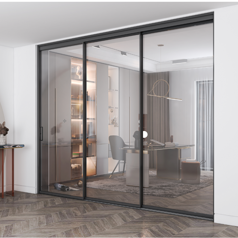Minimalist Design Sliding Door Exterio Patio Aluminum Door Balcony Sliding Glass Doors
