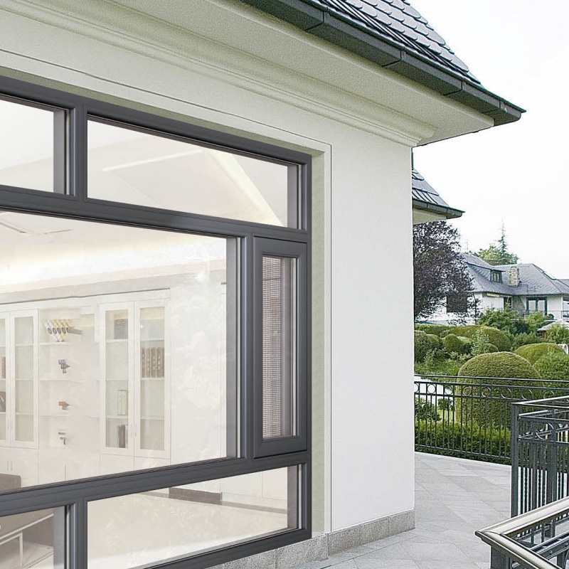 High Quality Aluminum SlidinWholesale Windows Glazed Aluminum Casement Window with Ultra Narrow Frame Designg Casement Sash Windows Screen Net Window