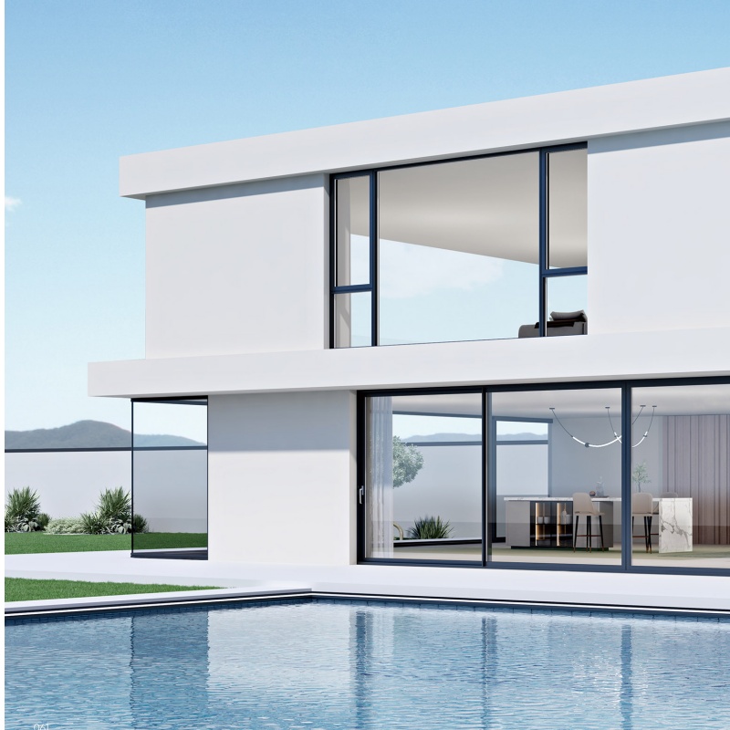 Premium Hurricane  Bi-Fold Aluminum Glass Patio Doors