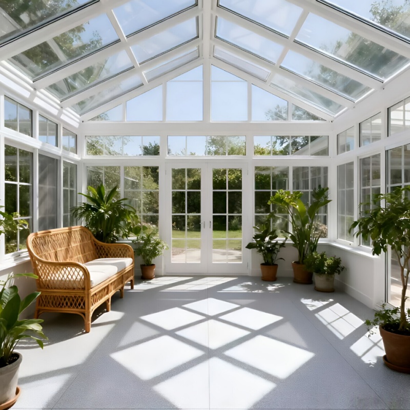 Luxury Aluminum Alloy Electric Movable Roof Sunroom Rain Sensor Smart Control and Thermal Insulated Frame Mobile Sunroom