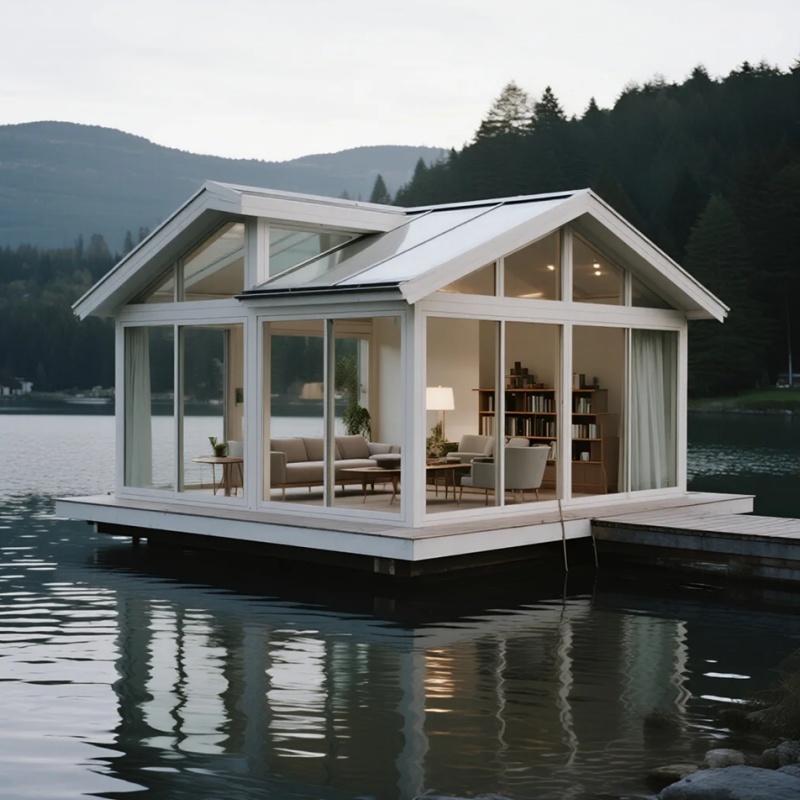 Luxury Aluminum Alloy Electric Movable Roof Sunroom Rain Sensor Smart Control and Thermal Insulated Frame Mobile Sunroom