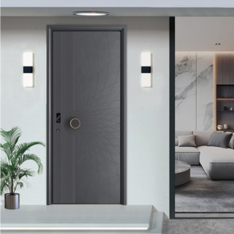 Eehe Commercial All Glass Front Entry Door and Aluminium Front with Airtight Design CSA Main Entrance Door Style