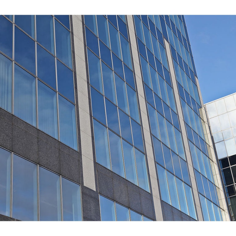 Stainless Steel Point Supported Creating Wall to Wall Transparency Tall Facades Curtain Wall