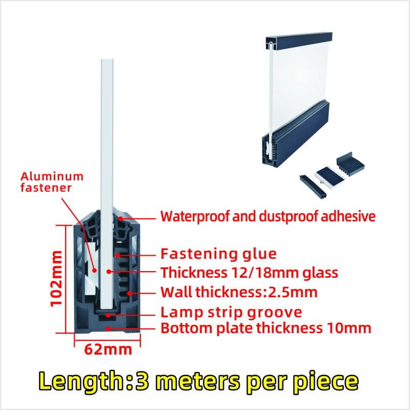 Custom Tempered Glass Balustrade System for Balcony Stair and Terrace Safety