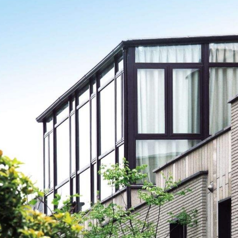 Luxury Terrace Solution Glass Pool Enclosure Villa Design Mobile Aluminum Retractable Sunroom