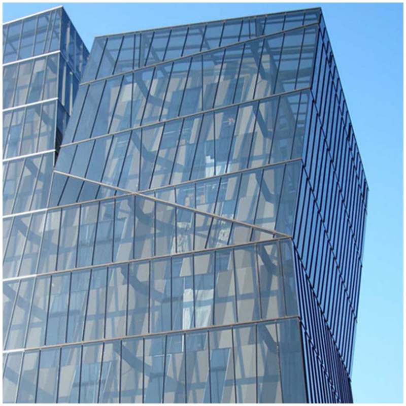 Stainless Steel Point Supported Creating Wall to Wall Transparency Tall Facades Curtain Wall