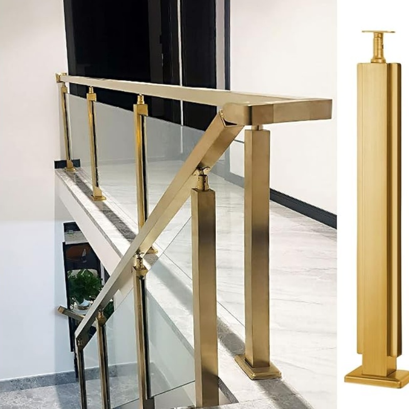 High Strength Frameless Glass Railing Solution for Commercial and Public Buildings_copy