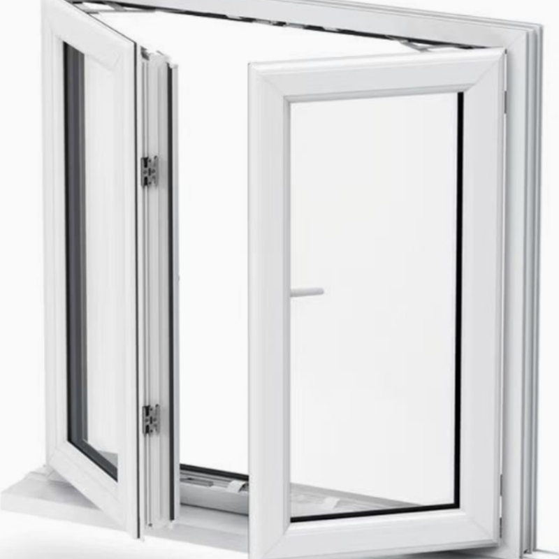 Meet Your Standards UPVC Sliding Windows Three Tracks PVC UPVC Sliding Windows