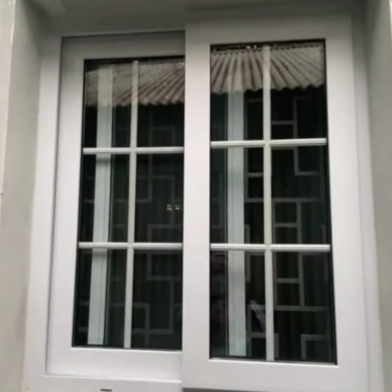 Factory Double Low-E Glass UPVC PVC Framed Awning Window for Home