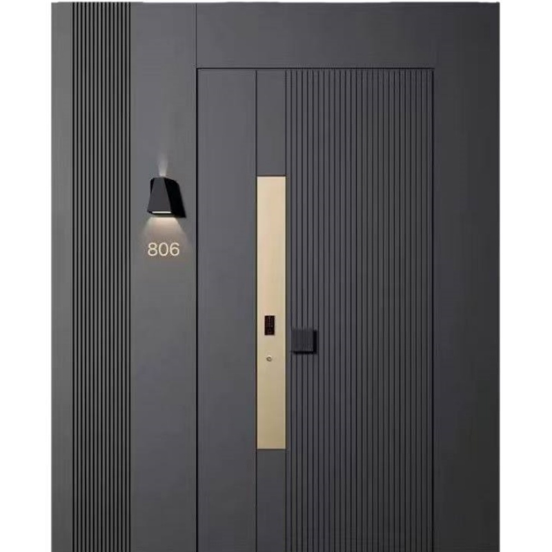 Italian House Security Exterior Doors Entrance Metal Stainless Steel Door