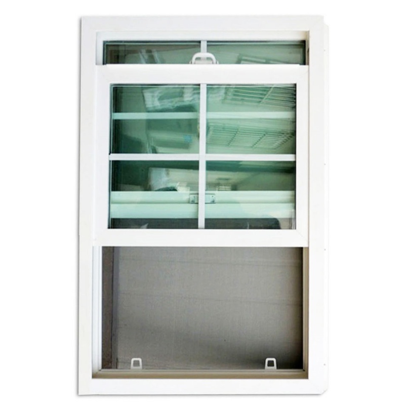 Customized Size PVC Slide Sash Window UPVC Sliding Window for Kitchen