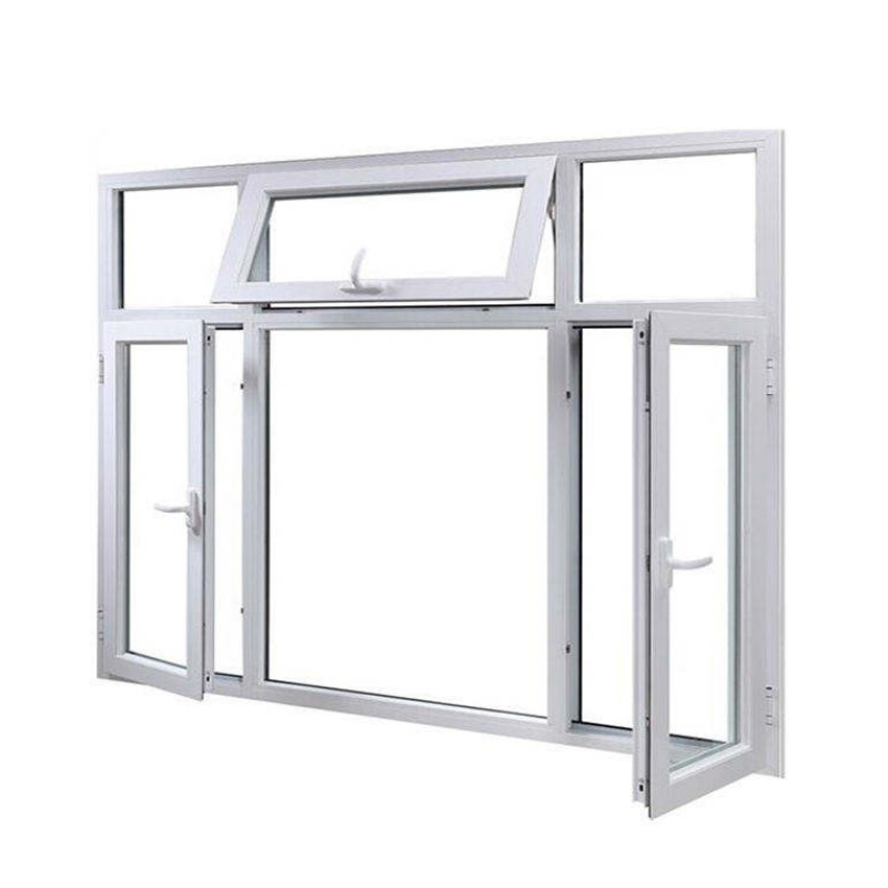 UPVC PVC Sliding Windows with Grilled Design and Mosquito Net for House Windows