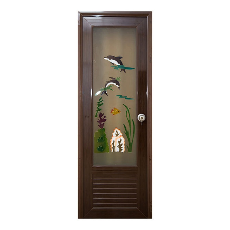 Premium PVC Wooden Entry Door for Luxury Hotels in Guangzhou