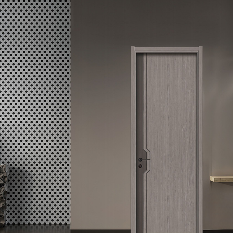 Modern White Finished Interior Wooden Doors Hollow Core MDF/HDF Moulded Door Shaker Door