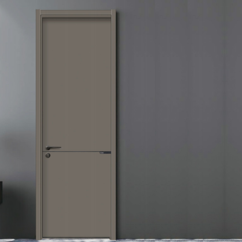 Modern Free Painting Interior Door Craved Design MDF HDF Wood Door WPC Door for Apartment School Hospital Hotel Villa