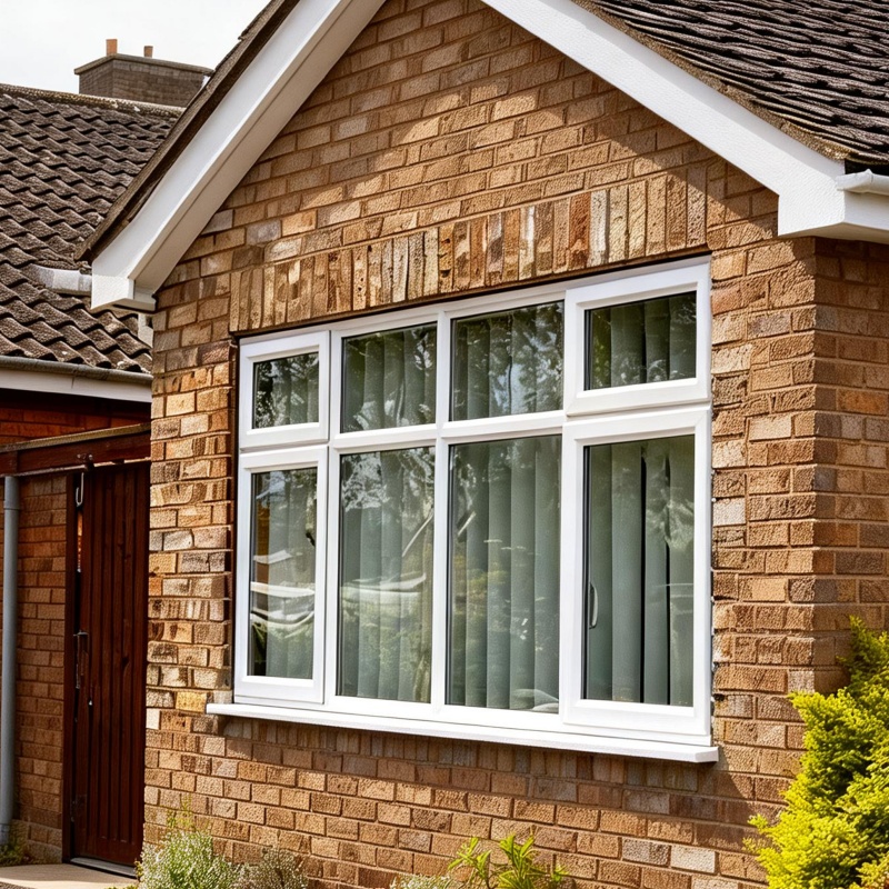 European French Style Customized Size Double Glazed Residential PVC UPVC Sliding Sash Windows