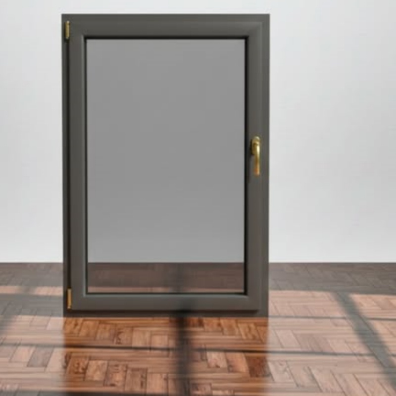 Best Selling 70/75/82 mm Frame Thickness UPVC PVC Triple Low-E Glass Awning Windows for Residential