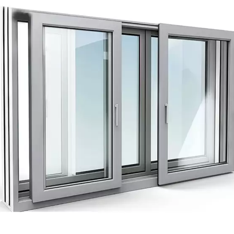 American Style Ventanas De Double Glazed Swing UPVC PVC Sliding Windows