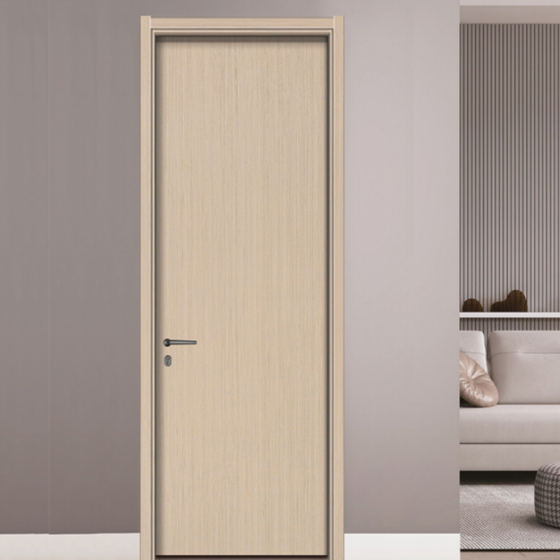 Modern Free Painting Interior Door Craved Design MDF HDF Wood Door WPC Door for Apartment School Hospital Hotel Villa