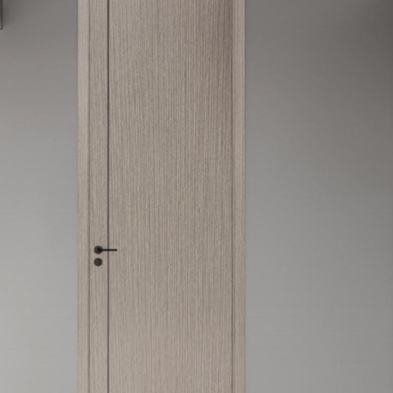Low Price Interior WPC Bathroom Door Rustic Hollow Core Wooden Doors 3 Flat Panel