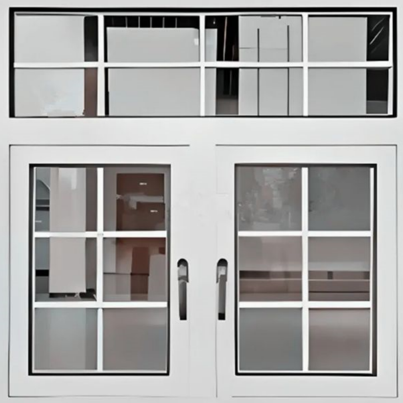 Double Low-E Glass Low Price with Good Quality Adjustable PVC Casement Windows