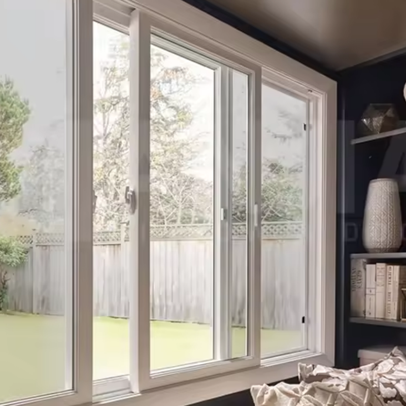 UPVC Sliding Windows PVC Window White Color UPVC Sliding Windows
