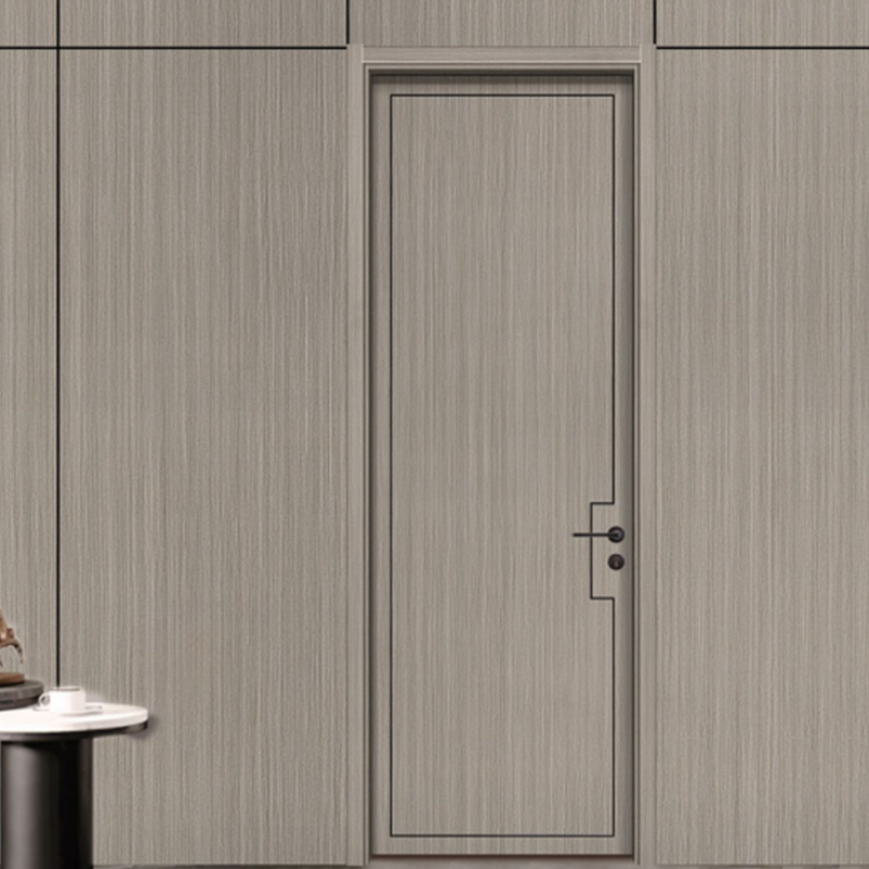 Customizable Entrance Teak Wood Wooden Door Solid Interior White PVC Composite Door