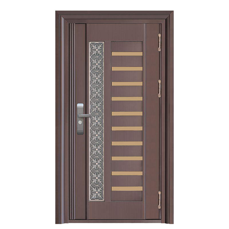 Fashion Villa Home Entrance Door Security Aluminum Stainless Steel Door