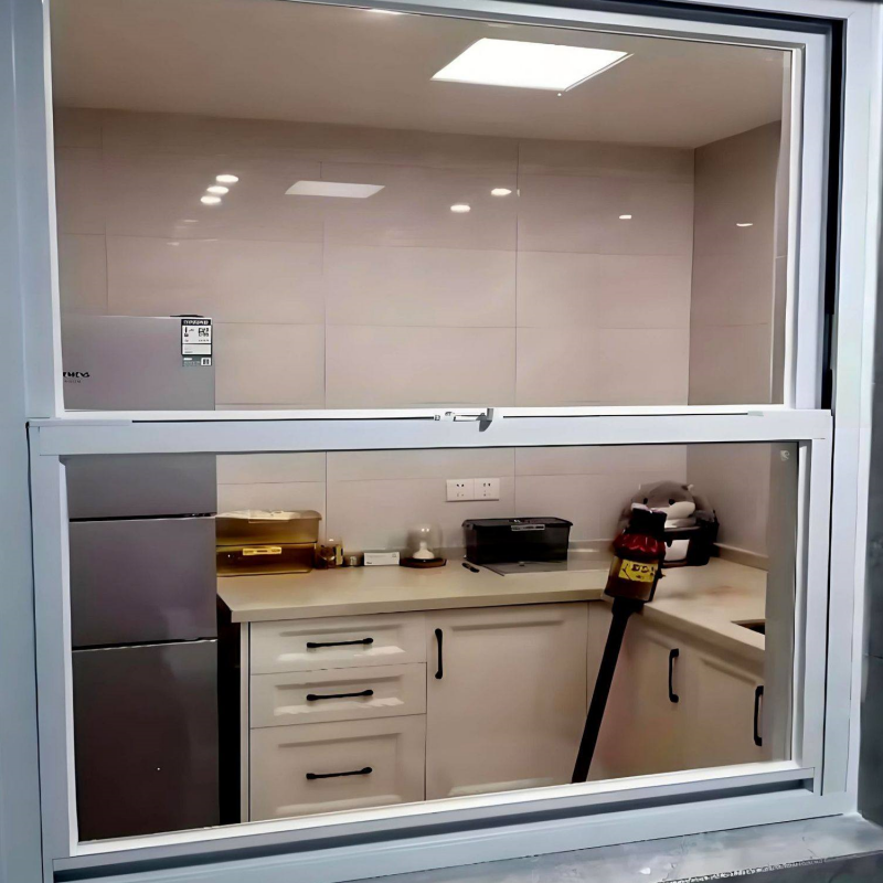 China Factory PVC Louver Windows Built in Blinds Double Hollow Glass Price