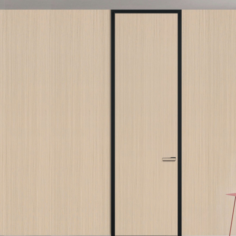 Low Price Interior WPC Bathroom Door Rustic Hollow Core Wooden Doors 3 Flat Panel