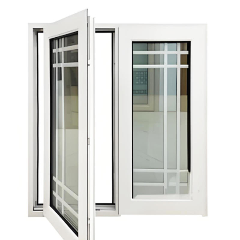 Interior Office Small Basement PVC Profile Window and Door UPVC Sliding Windows