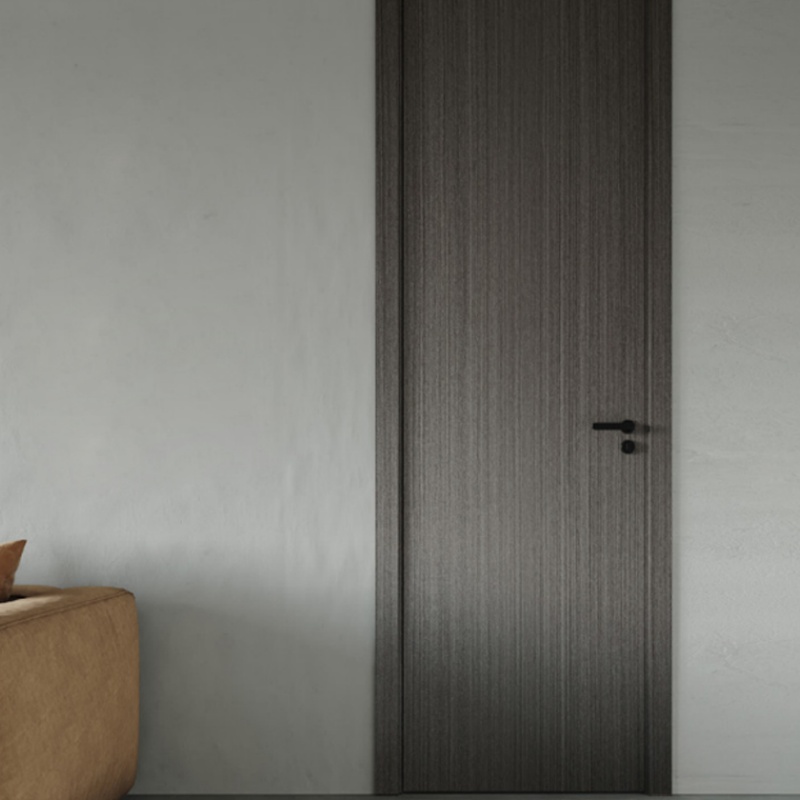 Interior Bedroom Veneer MDF Wooden Timber Door Melamine Coated Wood Doors