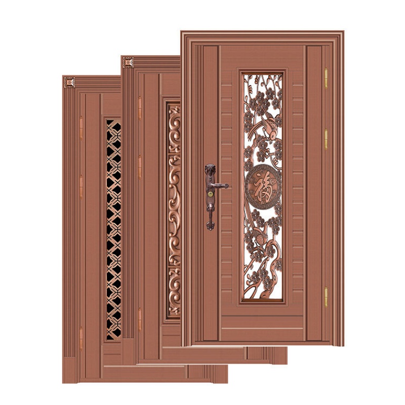 Interior Stainless Steel Door Double Swing Open High Security Steel Door