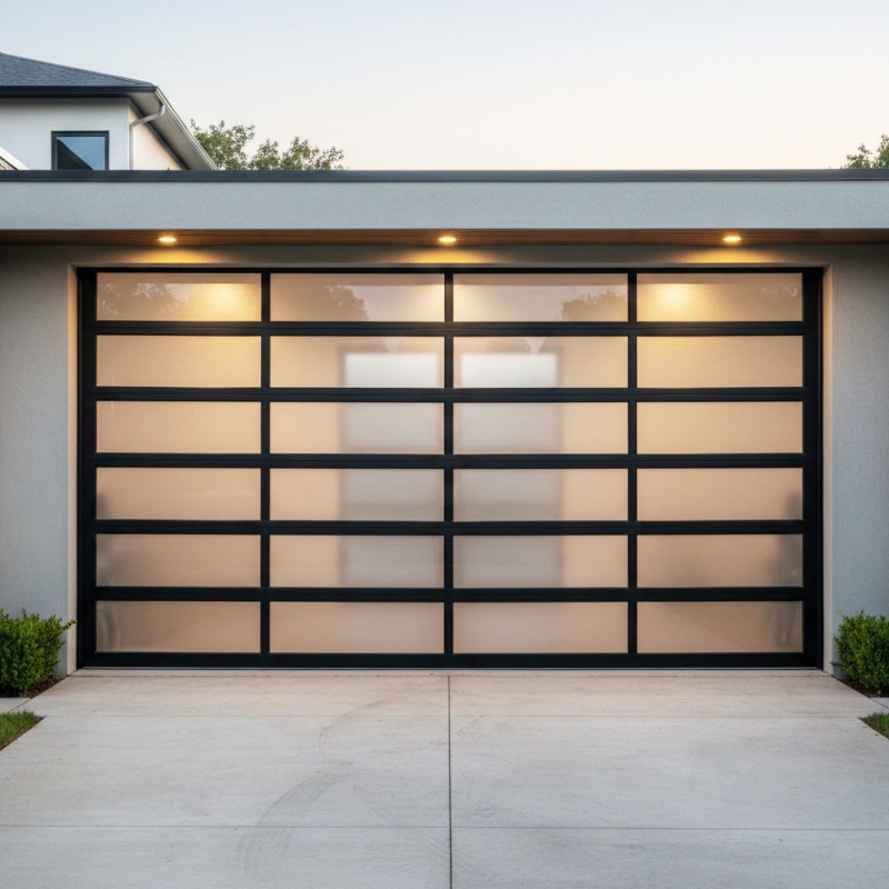 American Style 9X7 16X7 Segmented Electric Aluminum Garage Door with Motor