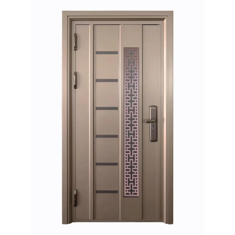 Modern Minimalist Glass Door Stainless Steel Aluminum Door Factory Manufacturer