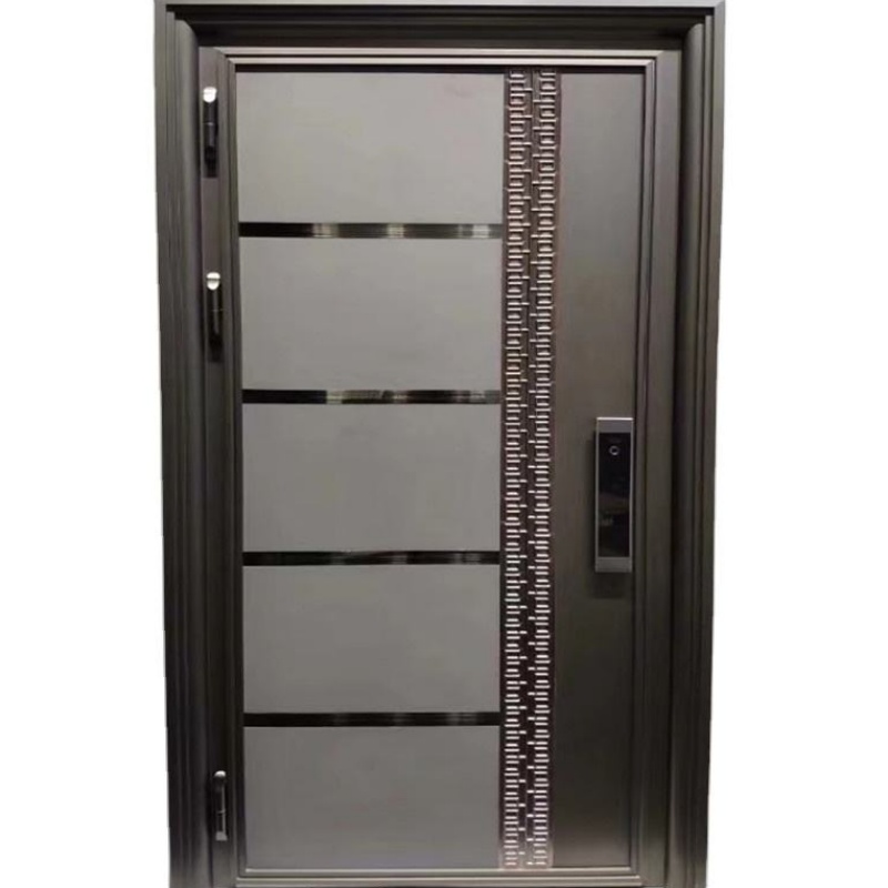 Modern Minimalist Glass Door Stainless Steel Aluminum Door Factory Manufacturer