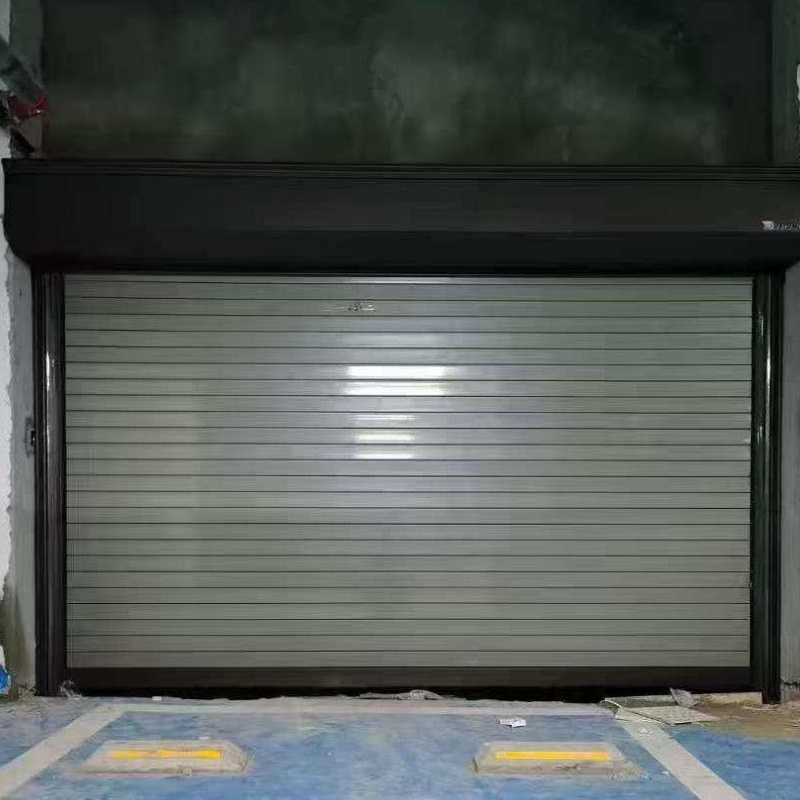 High Quality Wooden Grain White Color Aluminum Garage Door with Windows