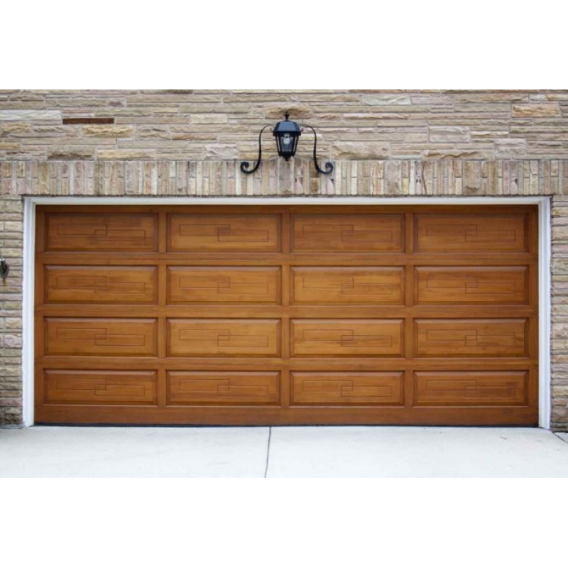 Modern Design Residential Tempered Glass Automatic Overhead Sectional Aluminum Glass Garage Door