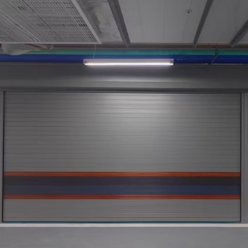 Manufacturer Wholesale Metal Steel Aluminum Garage Doors in Black with Custom Size