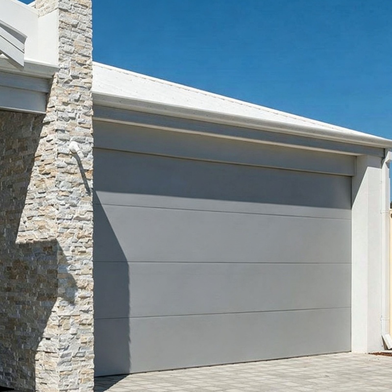 Manufacturer Wholesale Metal Steel Aluminum Garage Doors in Black with Custom Size