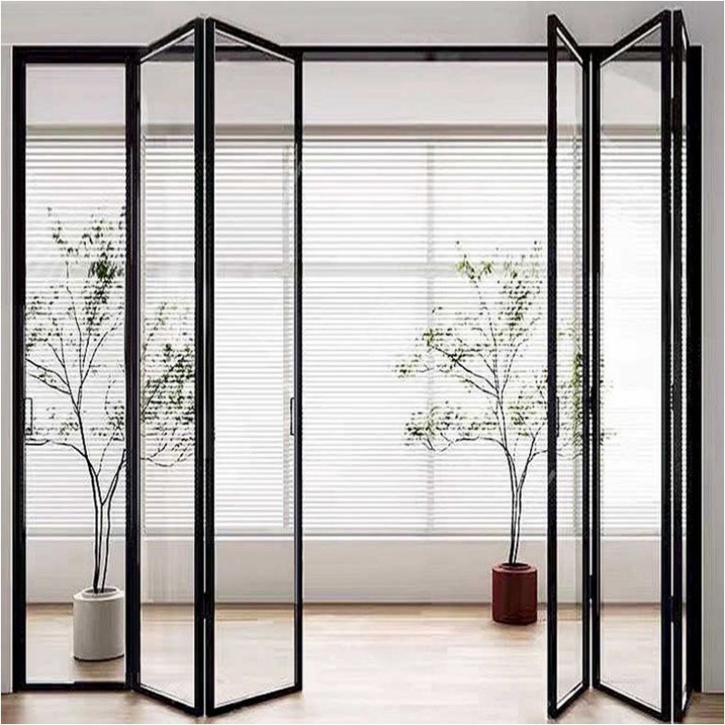 Lightweight OEM ODM Custom French Retro Style Aluminium Alloy Profile Glass Doors