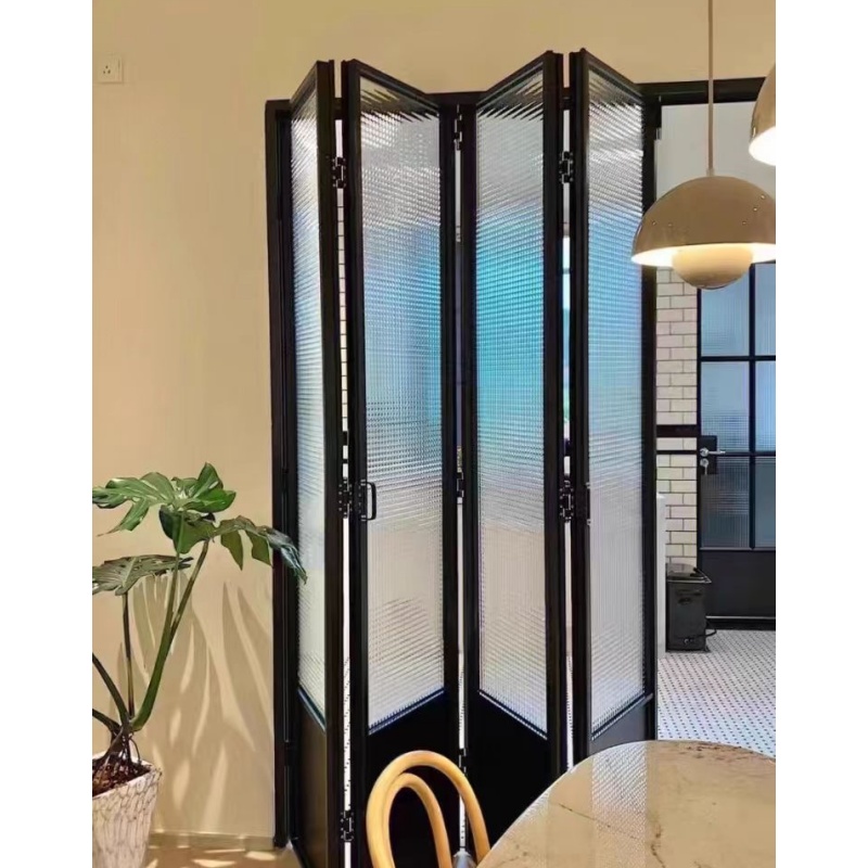 Stable Structure French Retro Style Aluminum Profile Aluminum Alloy Security Glass Door