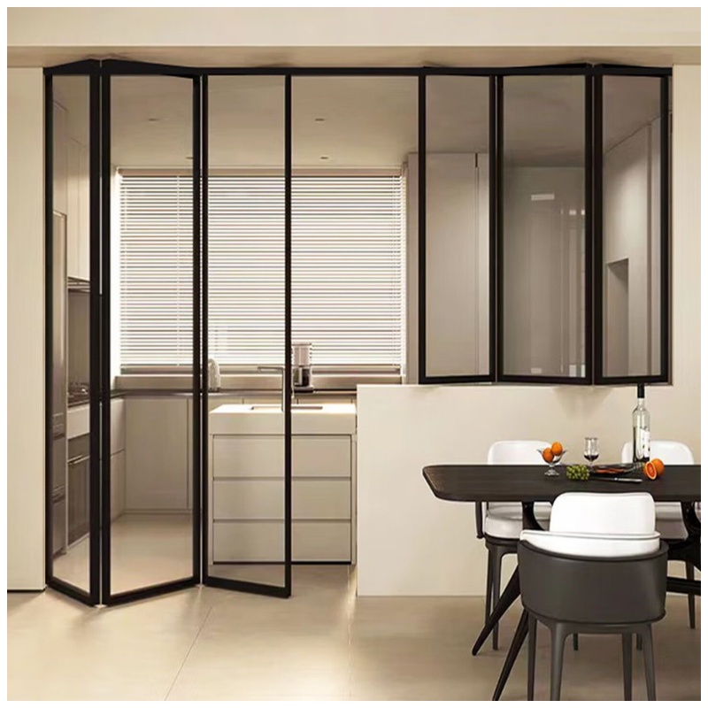 Lightweight OEM ODM Custom French Retro Style Aluminium Alloy Profile Glass Doors