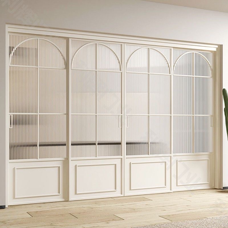 Sound Insulation OEM ODM Custom Aluminium Alloy Profile French Retro Glass Doors